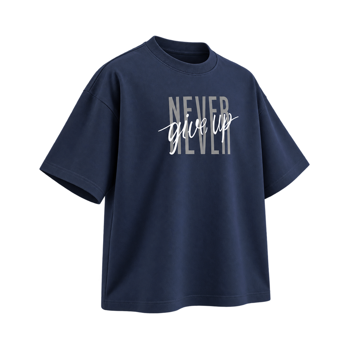 Never Give Up Dark Blue — Left Three Quarter view