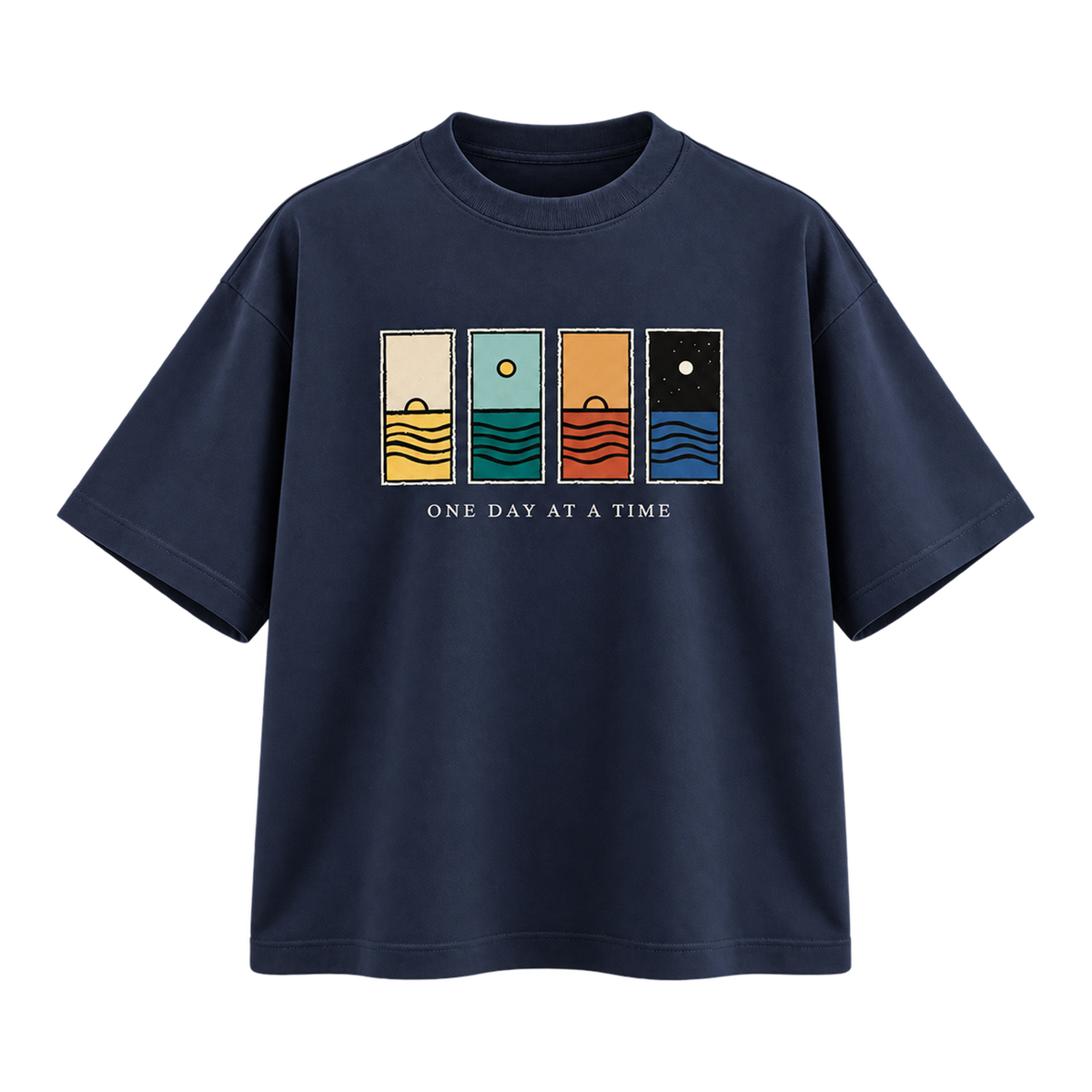One Day at a Time Dark Blue — Straight On view
