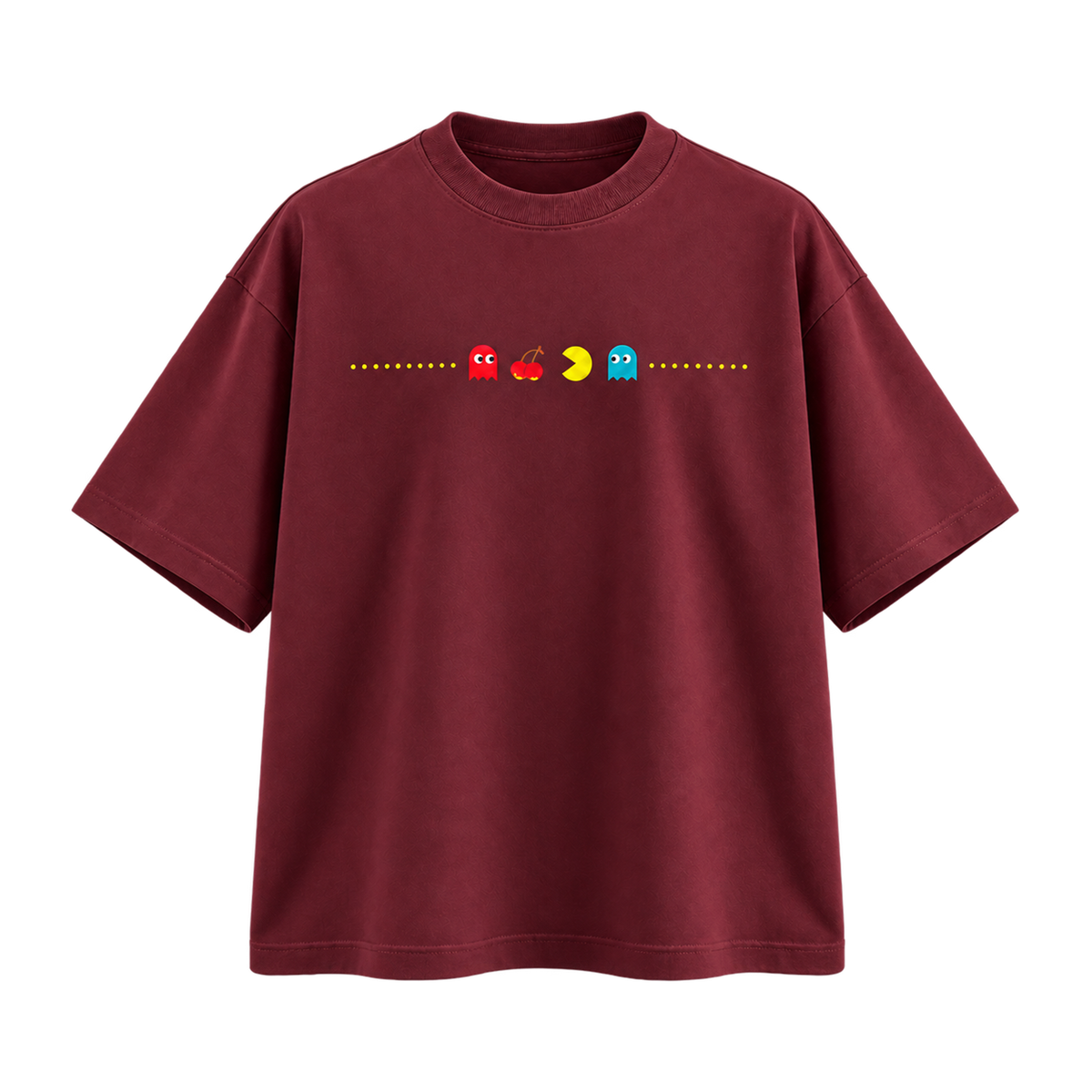 Pacman Burgundy — Straight On view