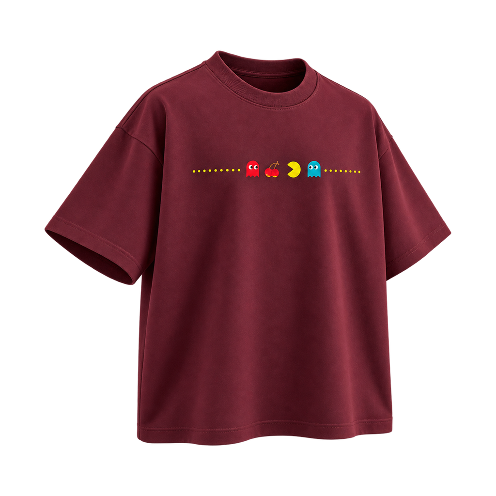 Pacman Burgundy — Left Three Quarter view