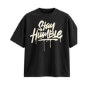 Stay Humble Black — Straight On view