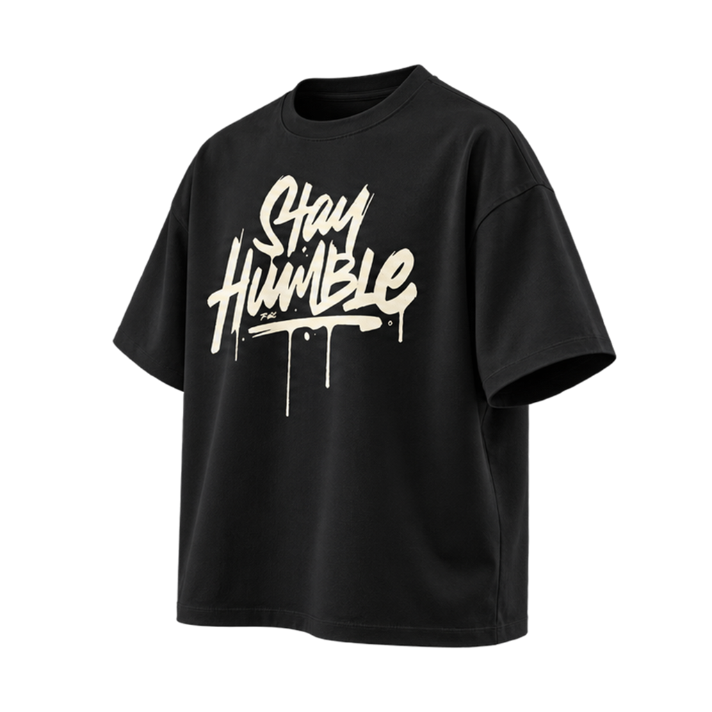 Stay Humble Black — Left Three Quarter view