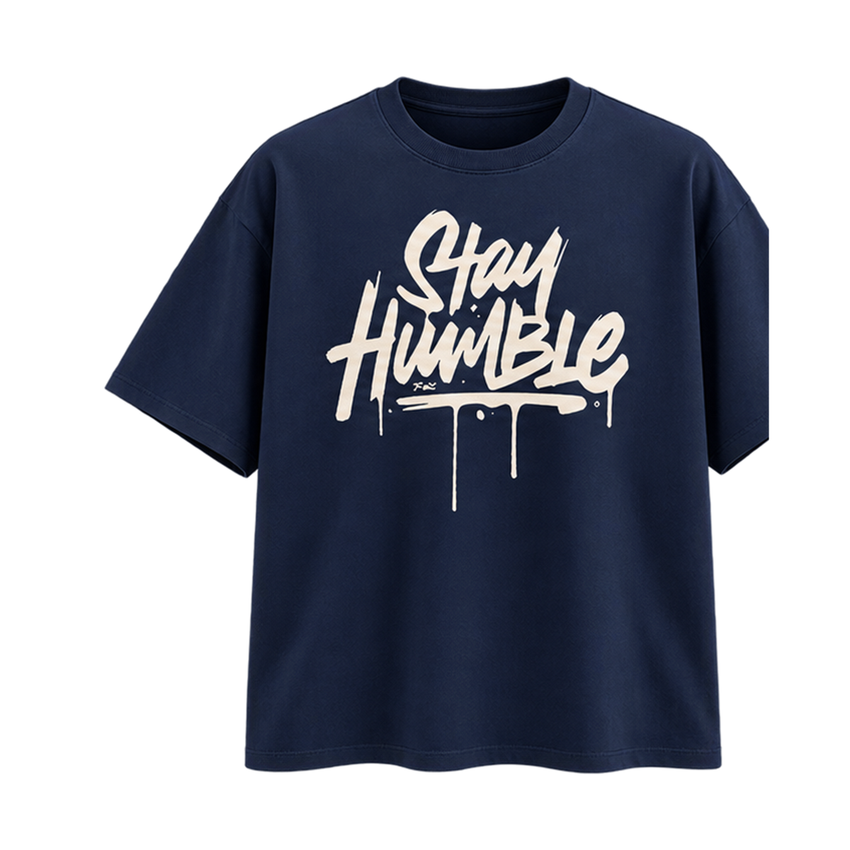 Stay Humble Dark Blue — Straight On view