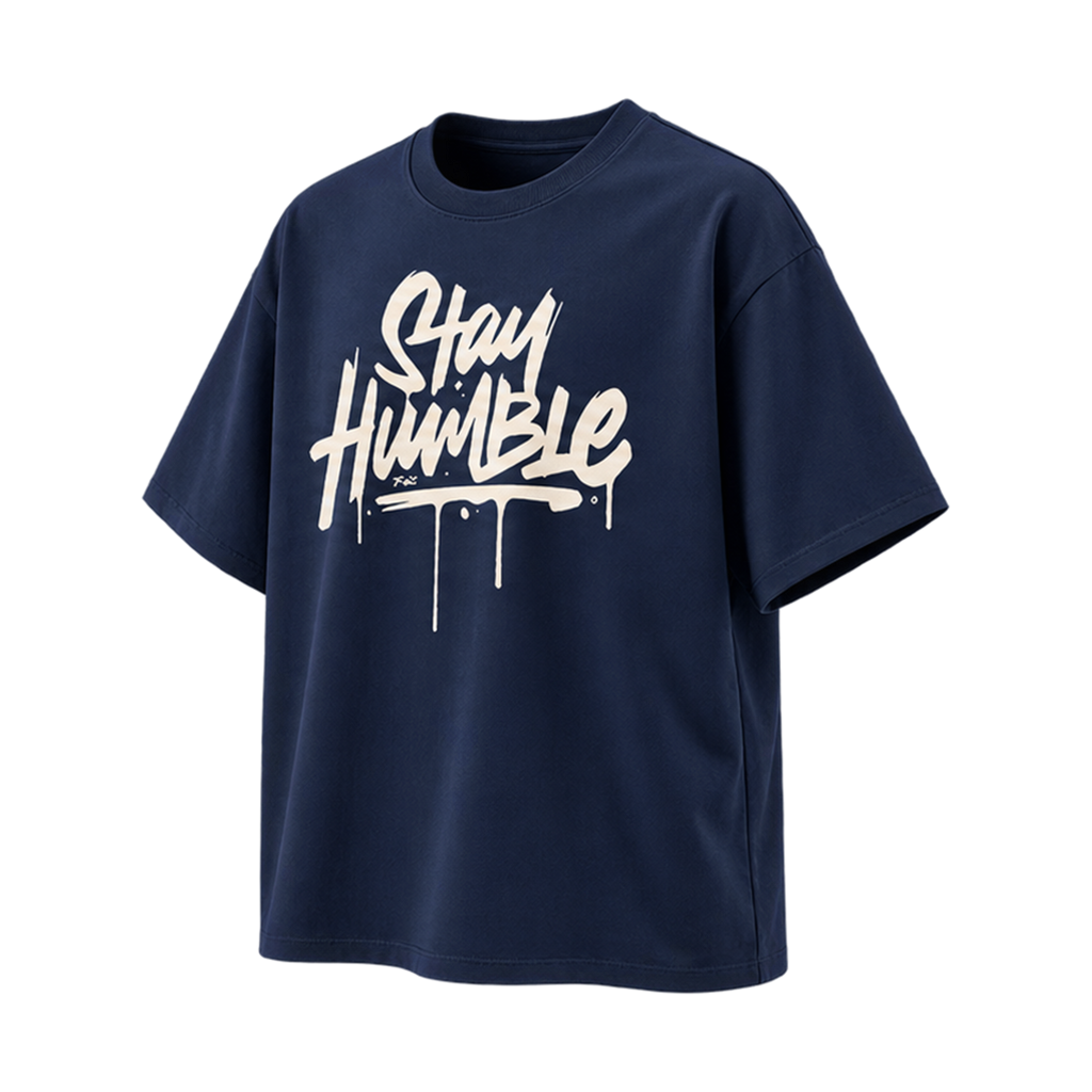 Stay Humble Dark Blue — Right Three Quarter view