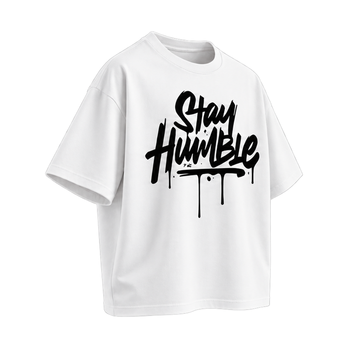 Stay Humble White — Right Three Quarter view