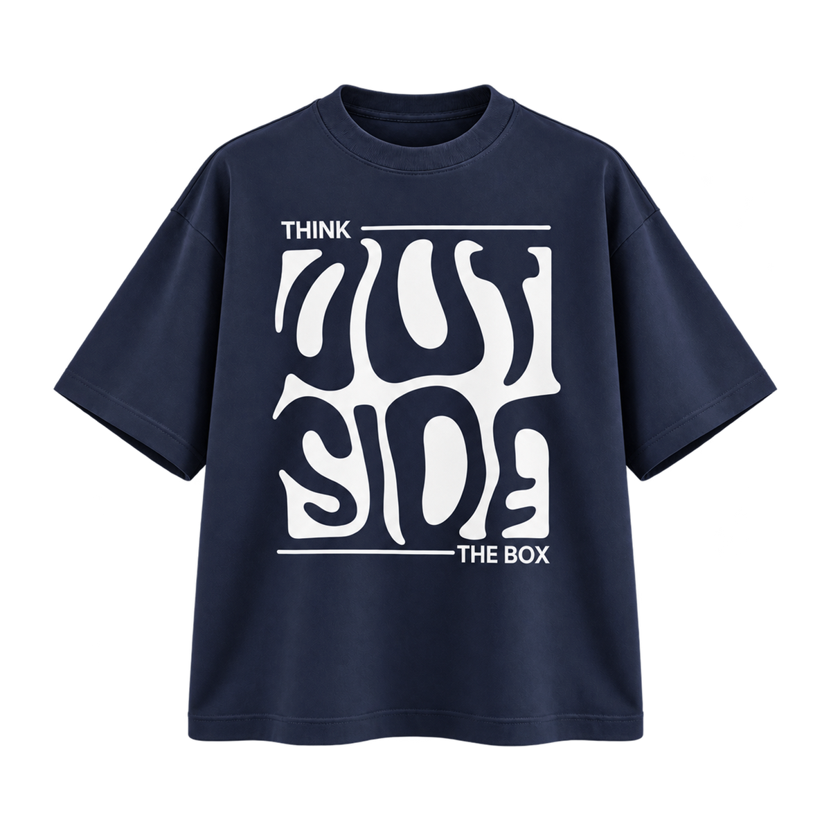 Think Outside Dark Blue — Straight On view