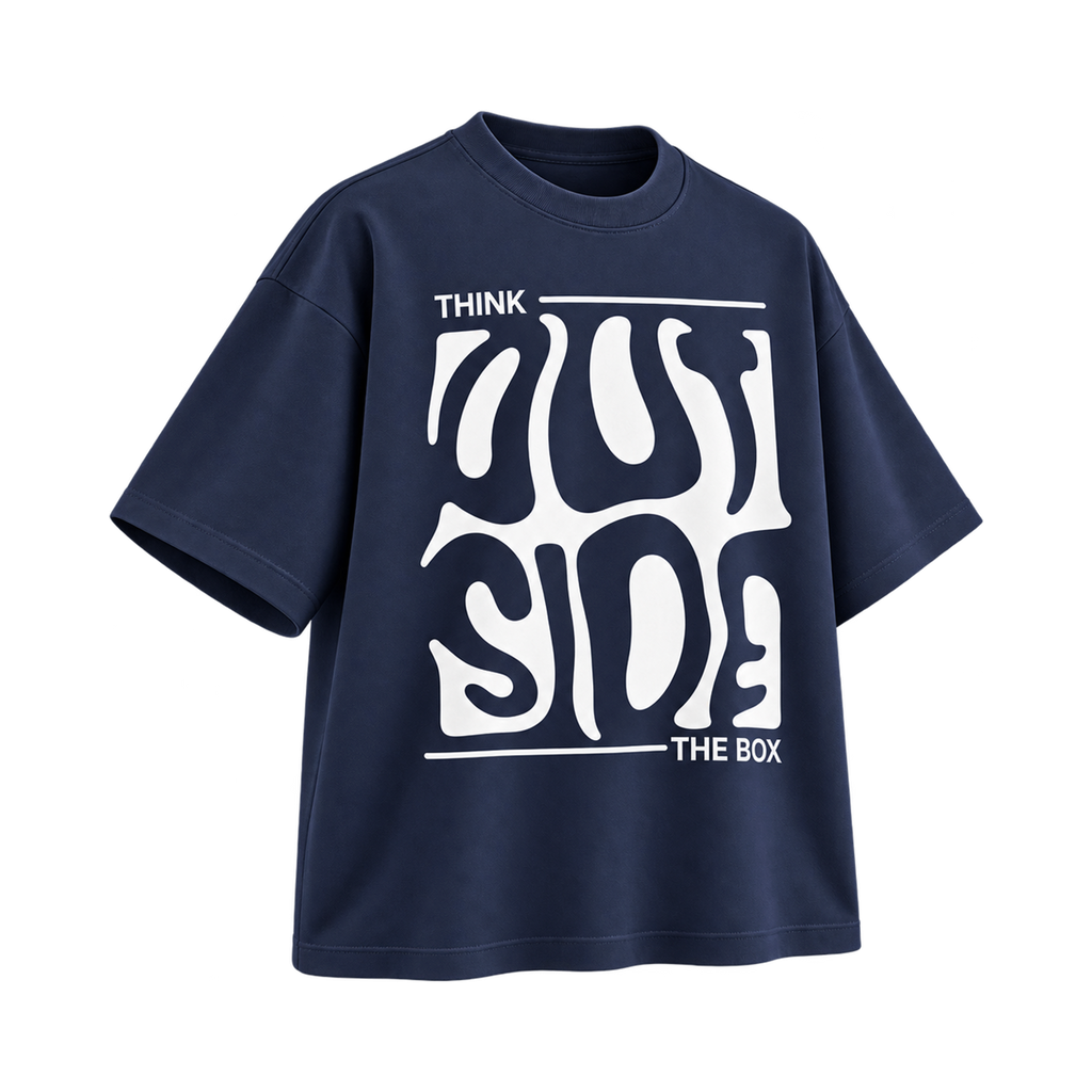 Think Outside Dark Blue — Left Three Quarter view
