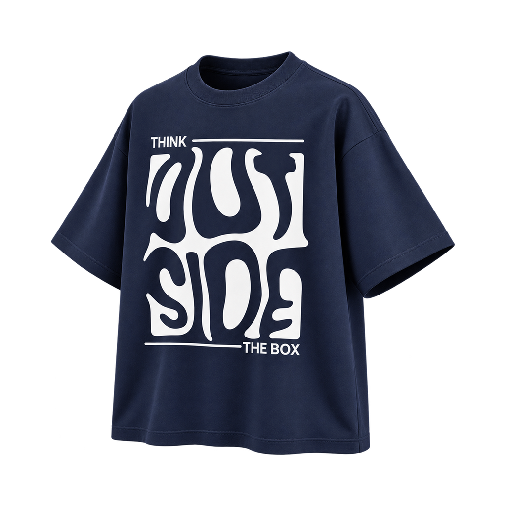 Think Outside Dark Blue — Right Three Quarter view