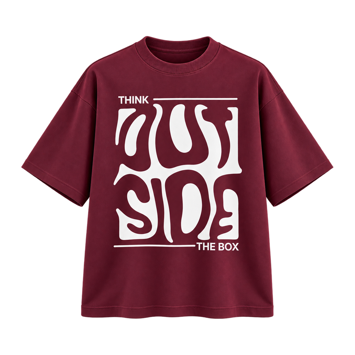 Think Outside Burgundy — Straight On view