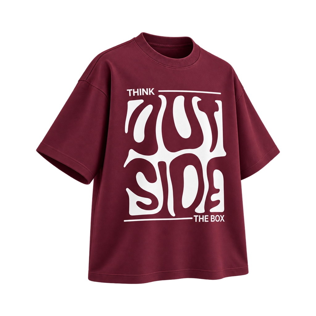 Think Outside Burgundy — Left Three Quarter view