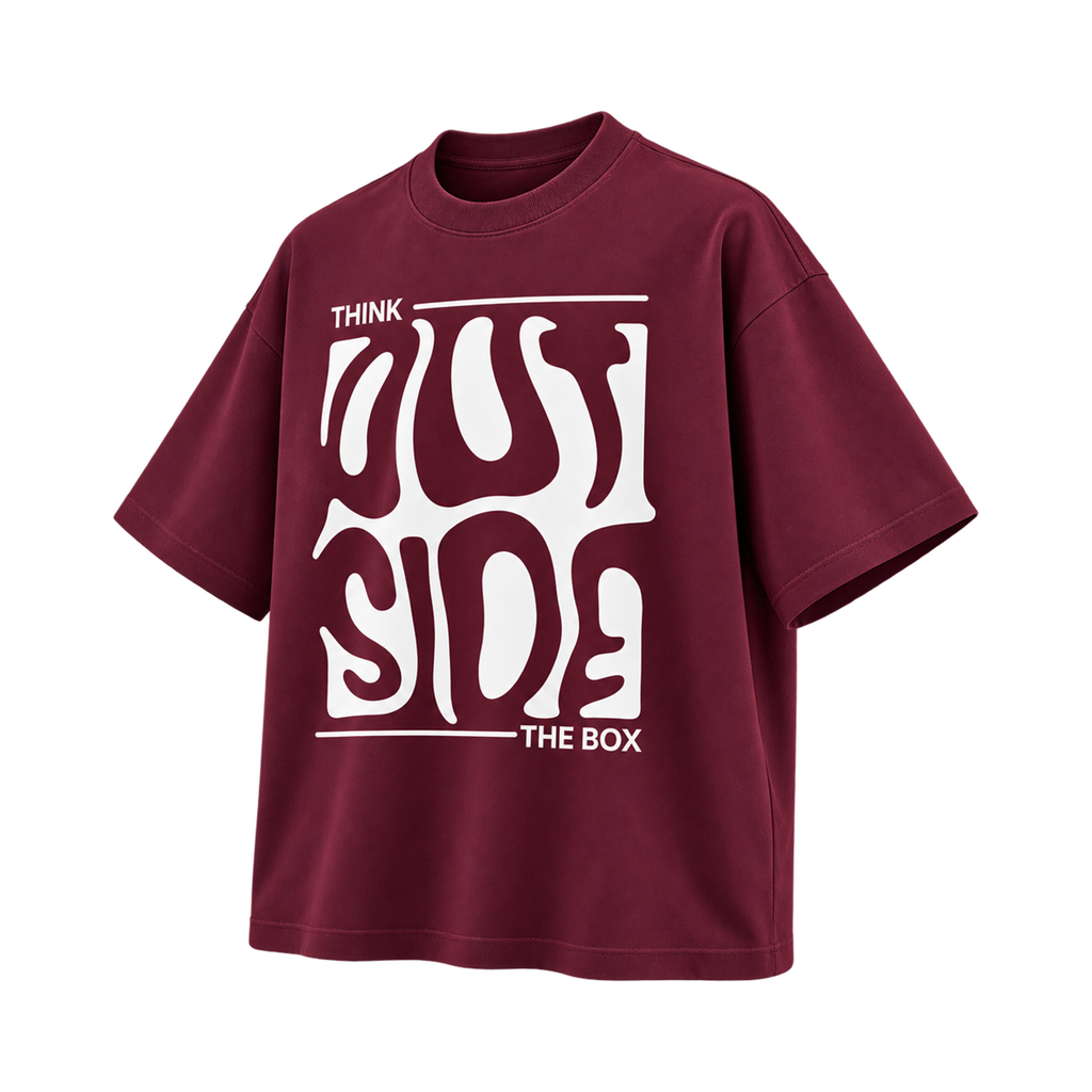 Think Outside Burgundy — Right Three Quarter view