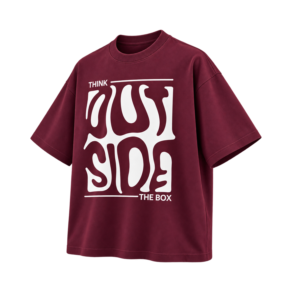 Think Outside Burgundy — Right Three Quarter view