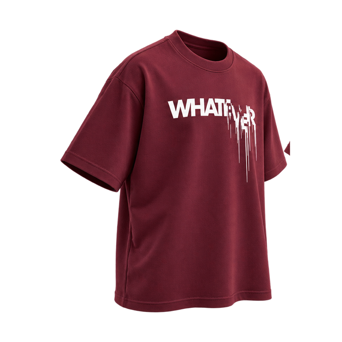 Whatever Burgundy — Left Three Quarter view